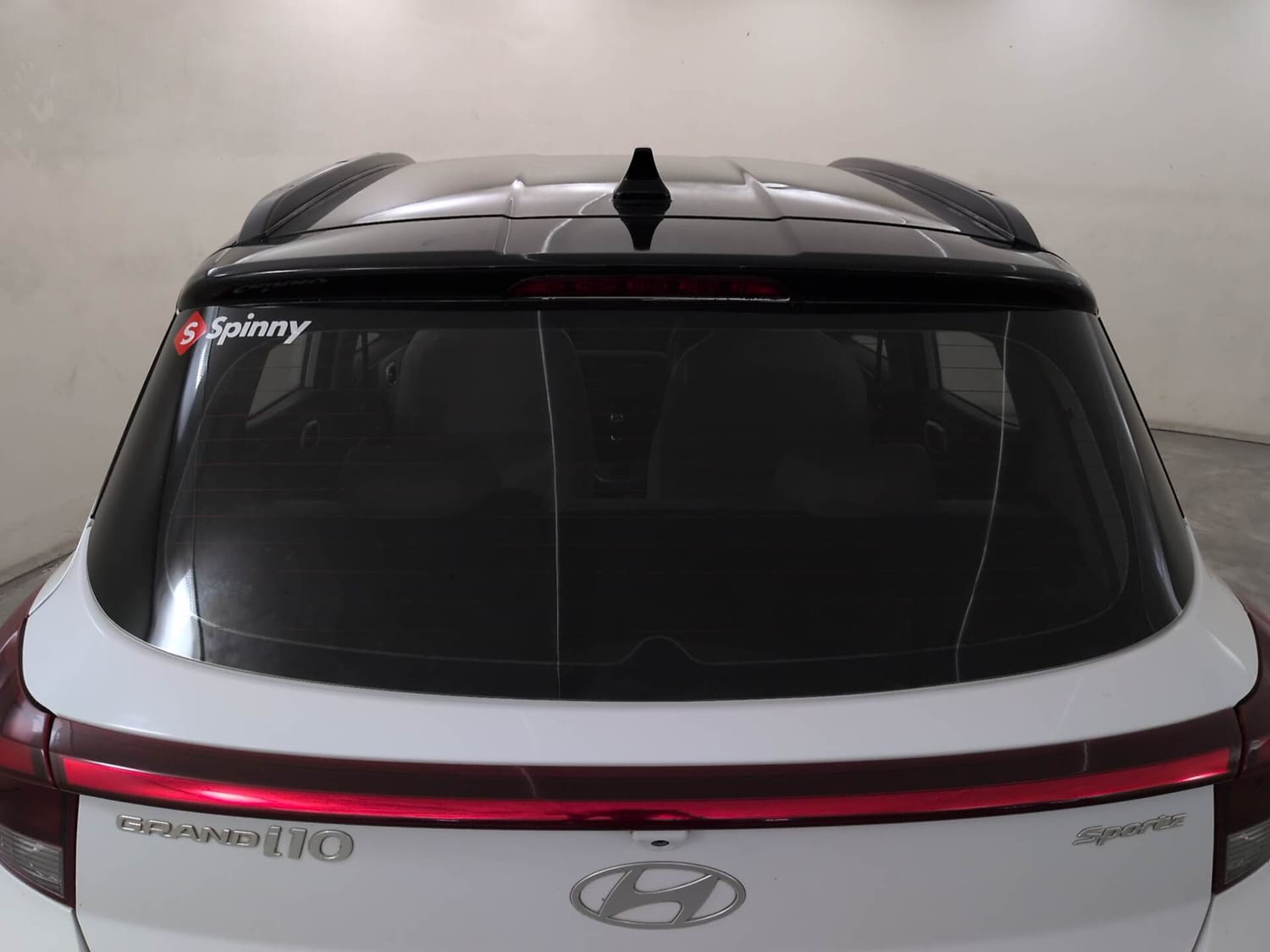 Used 2023 Hyundai Grand i10 Nios Sportz 1.2 Kappa VTVT Petrol Manual exterior BACK WINDSHIELD VIEW