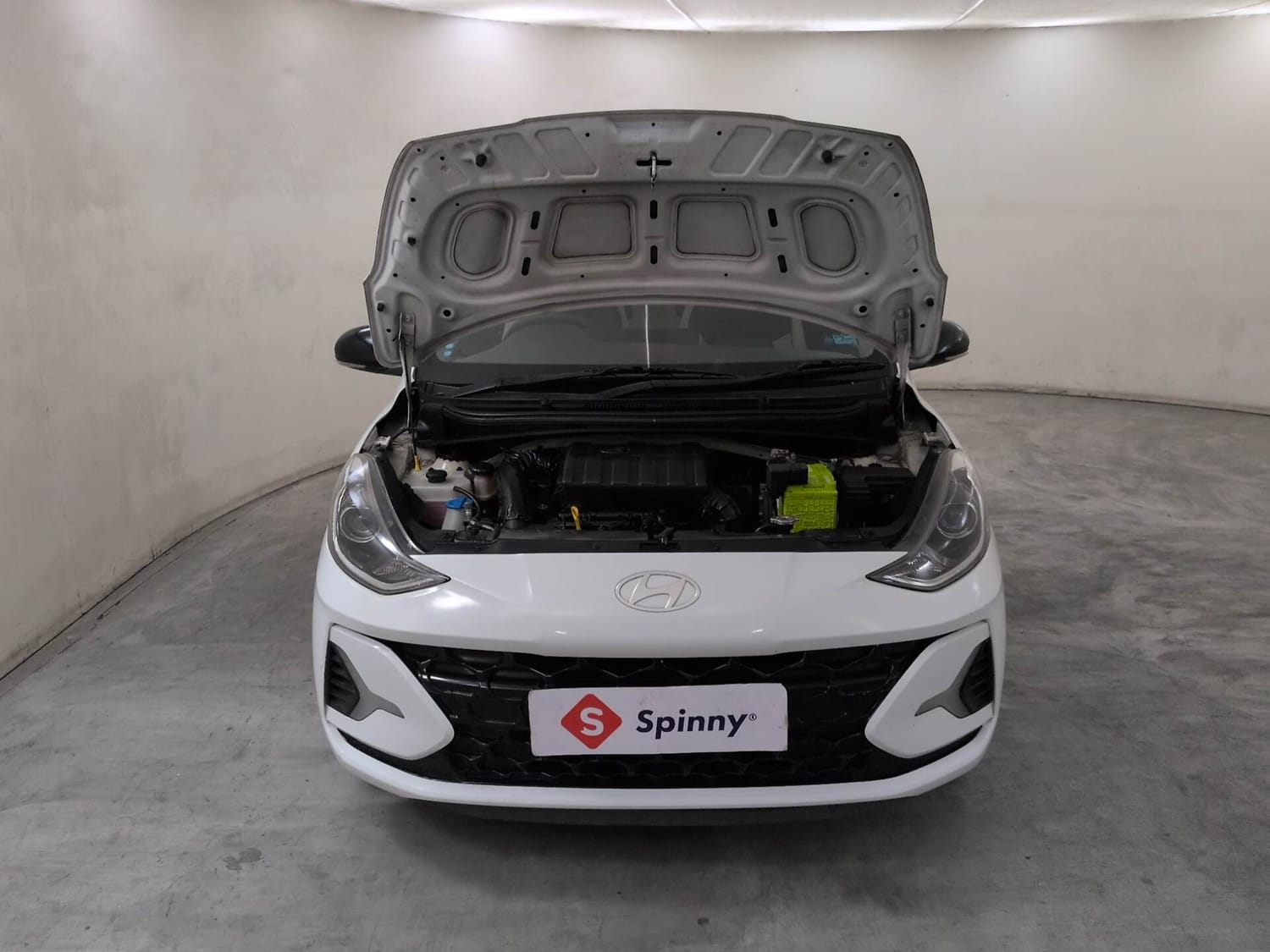 Used 2023 Hyundai Grand i10 Nios Sportz 1.2 Kappa VTVT Petrol Manual engine ENGINE & BONNET OPEN FRONT VIEW