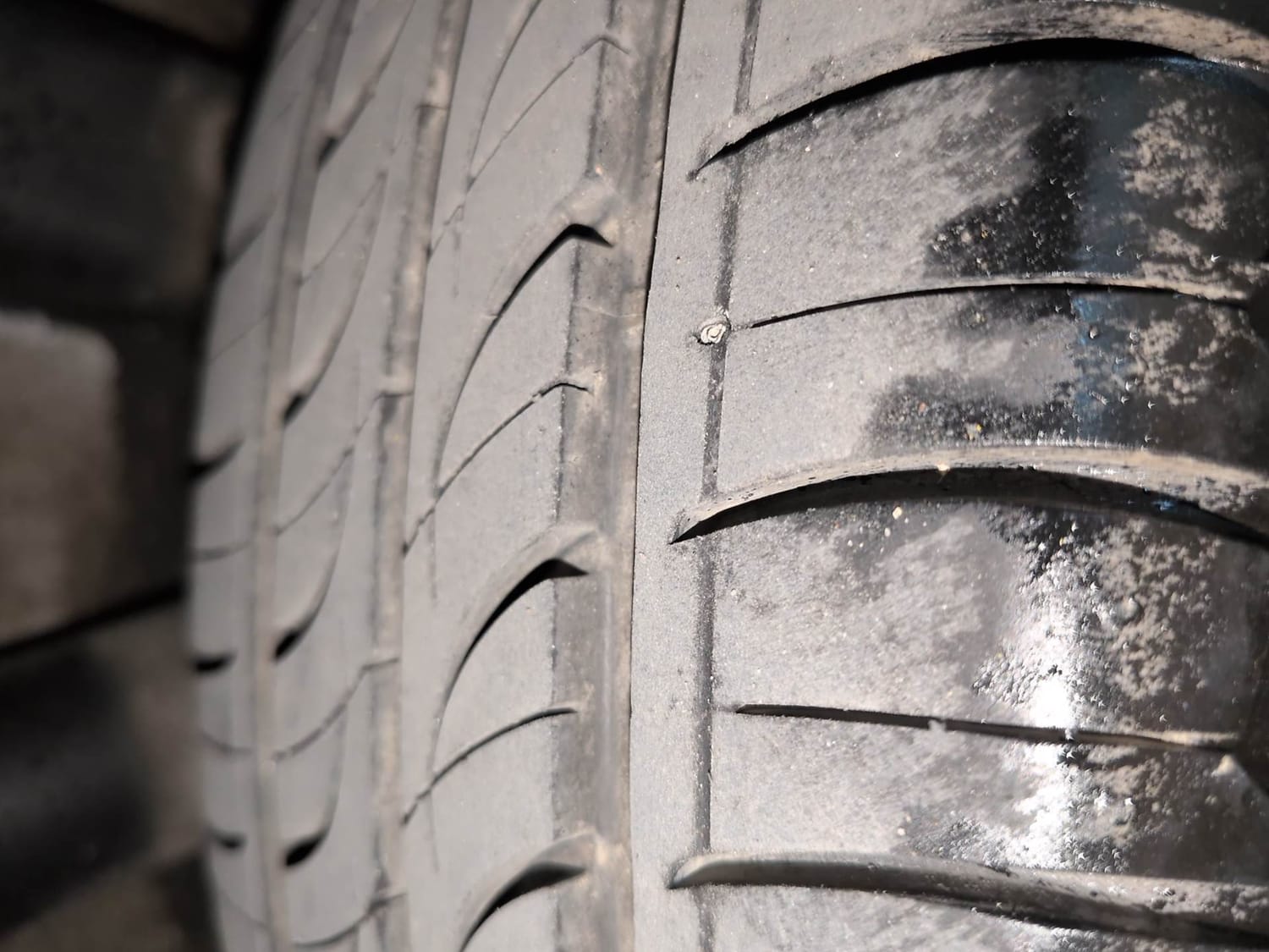 Used 2023 Hyundai Grand i10 Nios Sportz 1.2 Kappa VTVT Petrol Manual tyres LEFT REAR TYRE TREAD VIEW
