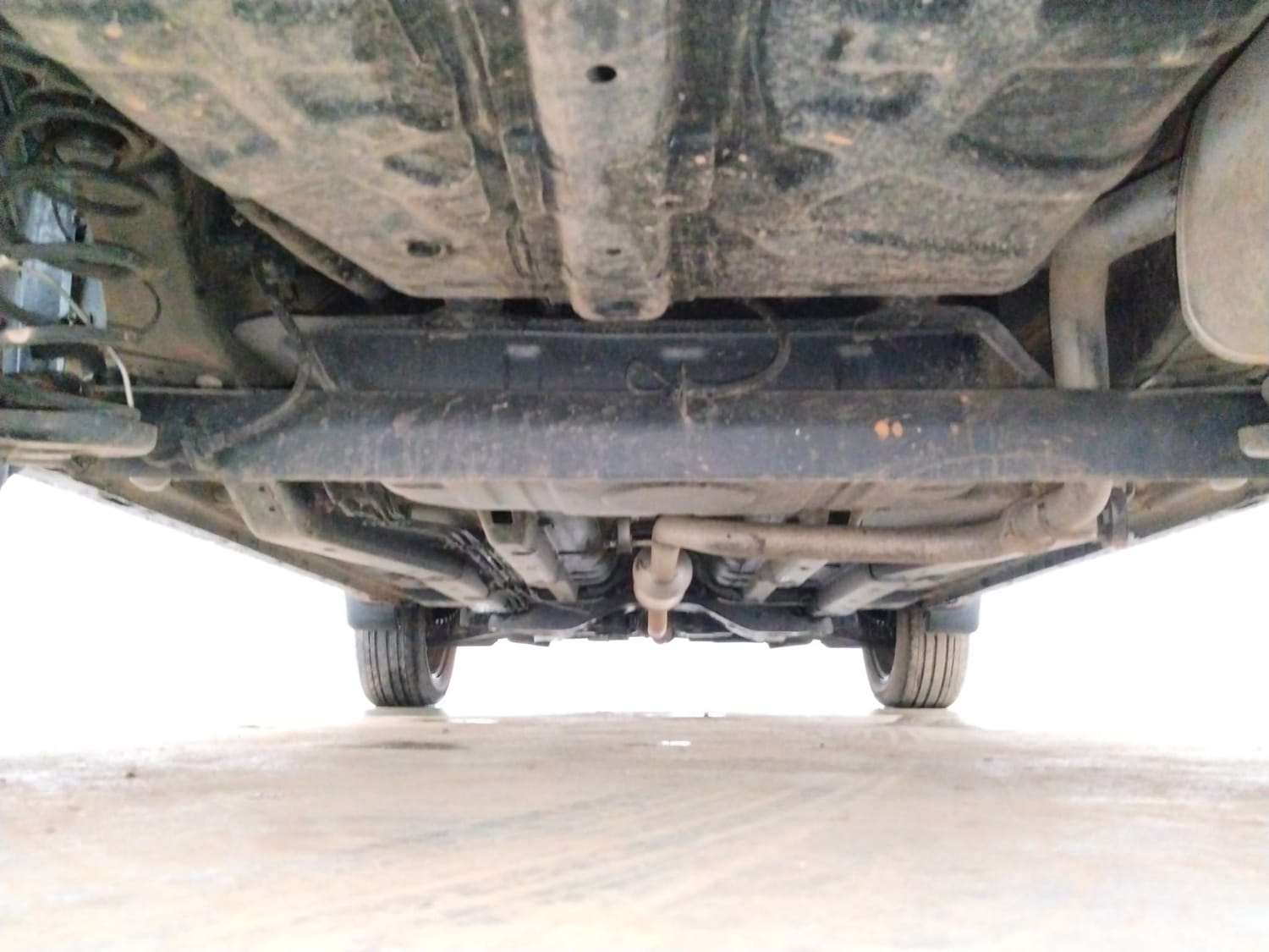 Used 2023 Tata Nexon XMA Petrol Automatic extra REAR UNDERBODY VIEW (TAKEN FROM REAR)