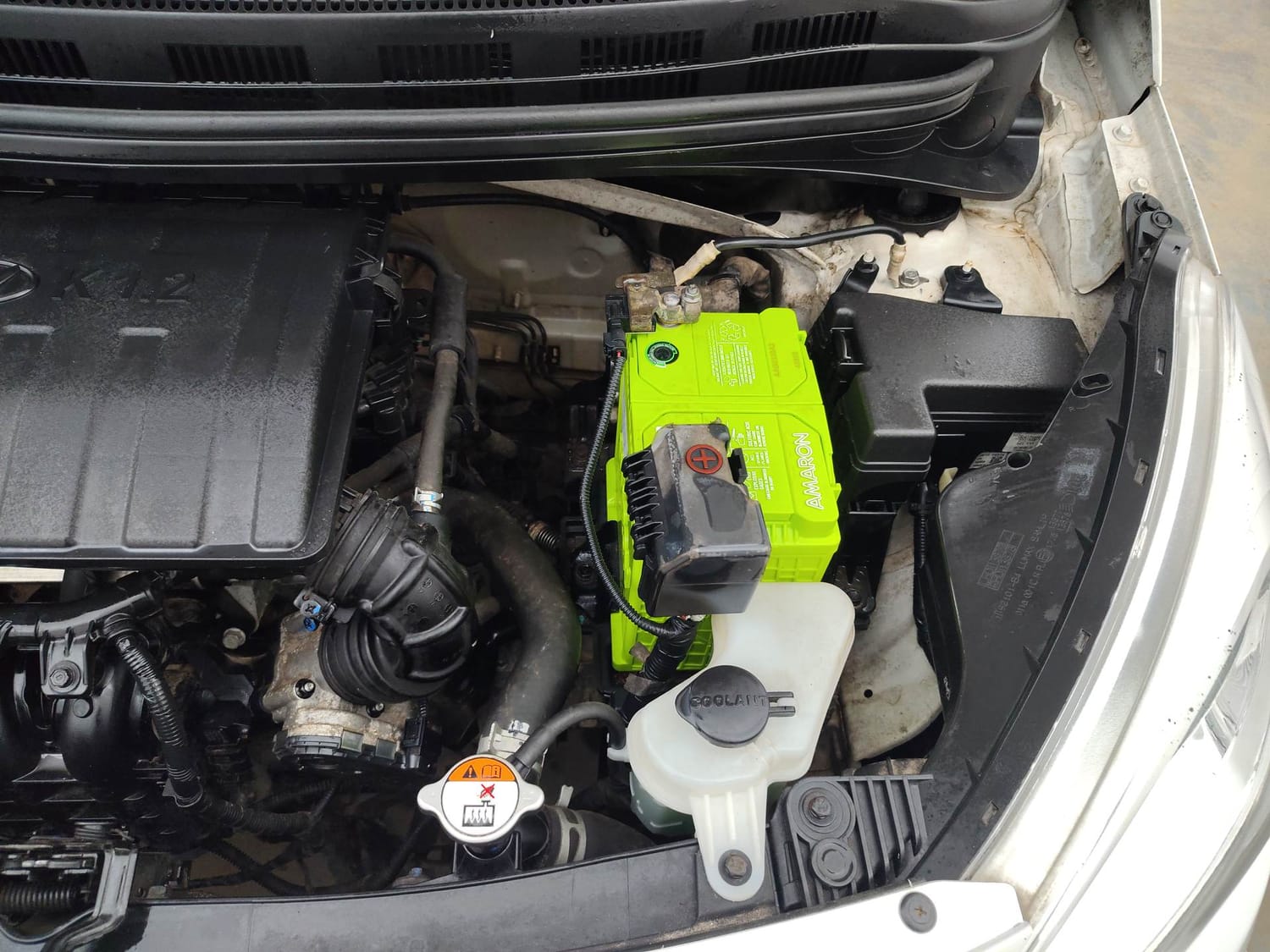 Used 2018 Hyundai Grand i10 Magna 1.2 Kappa VTVT Petrol Manual engine ENGINE LEFT SIDE VIEW