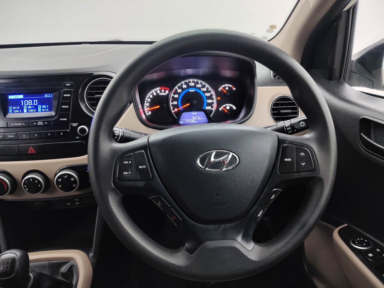 Used 2018 Hyundai Grand i10 Magna 1.2 Kappa VTVT Petrol Manual interior STEERING VIEW