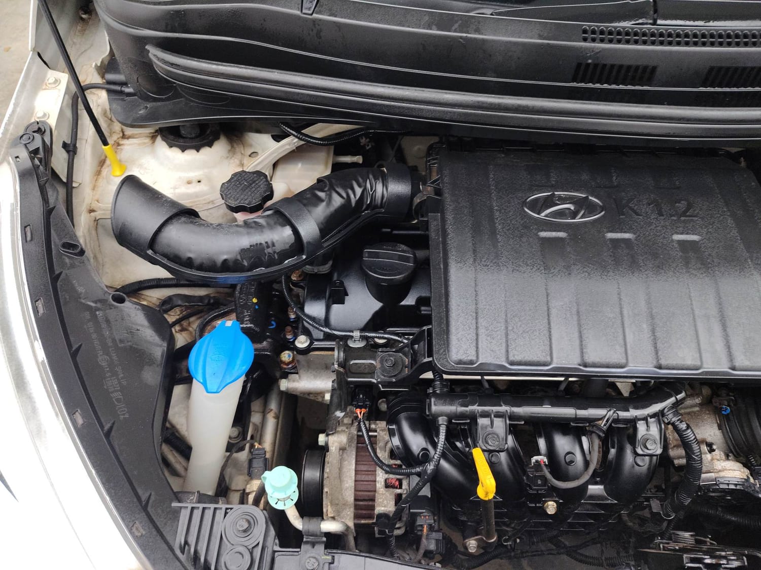 Used 2018 Hyundai Grand i10 Magna 1.2 Kappa VTVT Petrol Manual engine ENGINE RIGHT SIDE VIEW