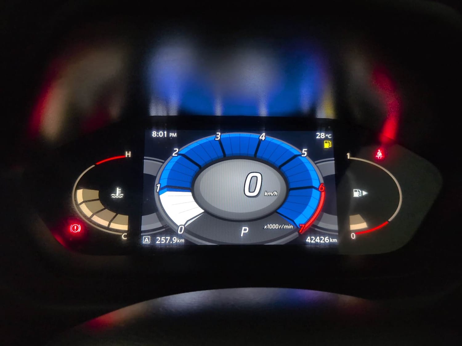 Used 2022 Nissan Magnite XV Premium Turbo CVT Petrol Automatic interior CLUSTERMETER VIEW