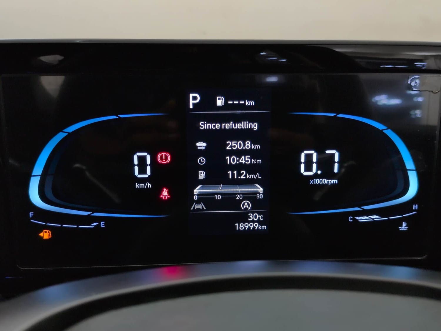 Used 2024 Hyundai Verna SX (O) 1.5 Turbo Petrol DCT Petrol Automatic interior CLUSTERMETER VIEW