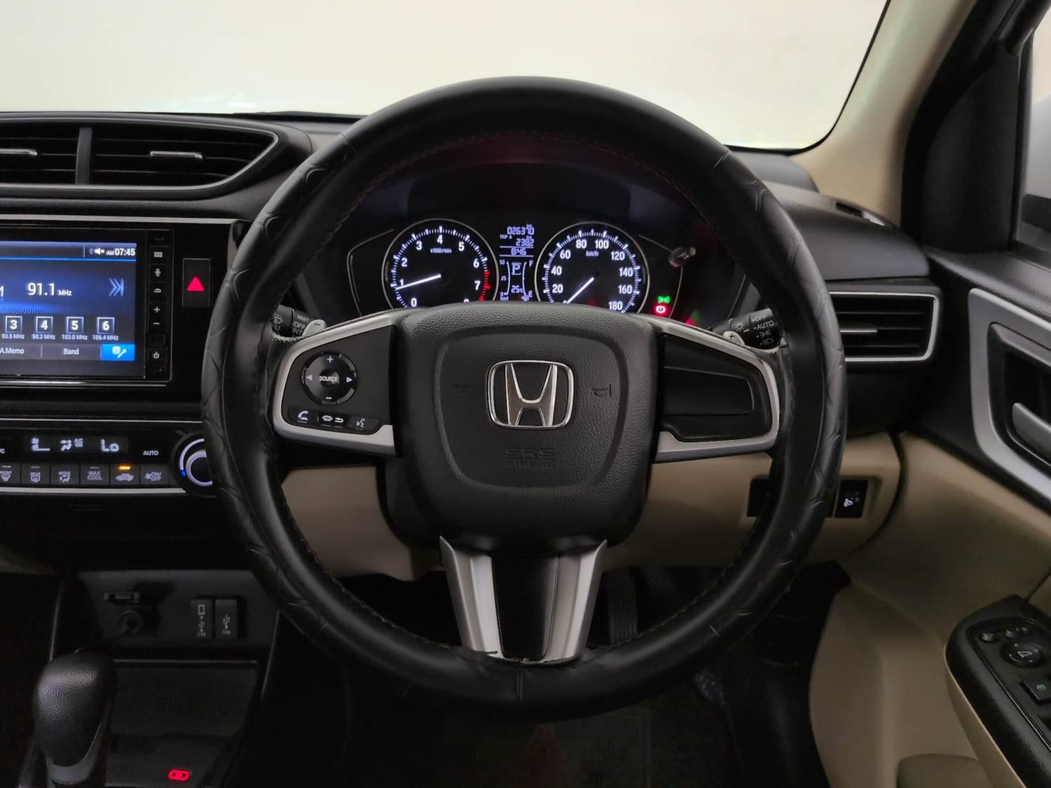 Used 2024 Honda Amaze VX 1.2 Petrol CVT Petrol Automatic interior STEERING VIEW