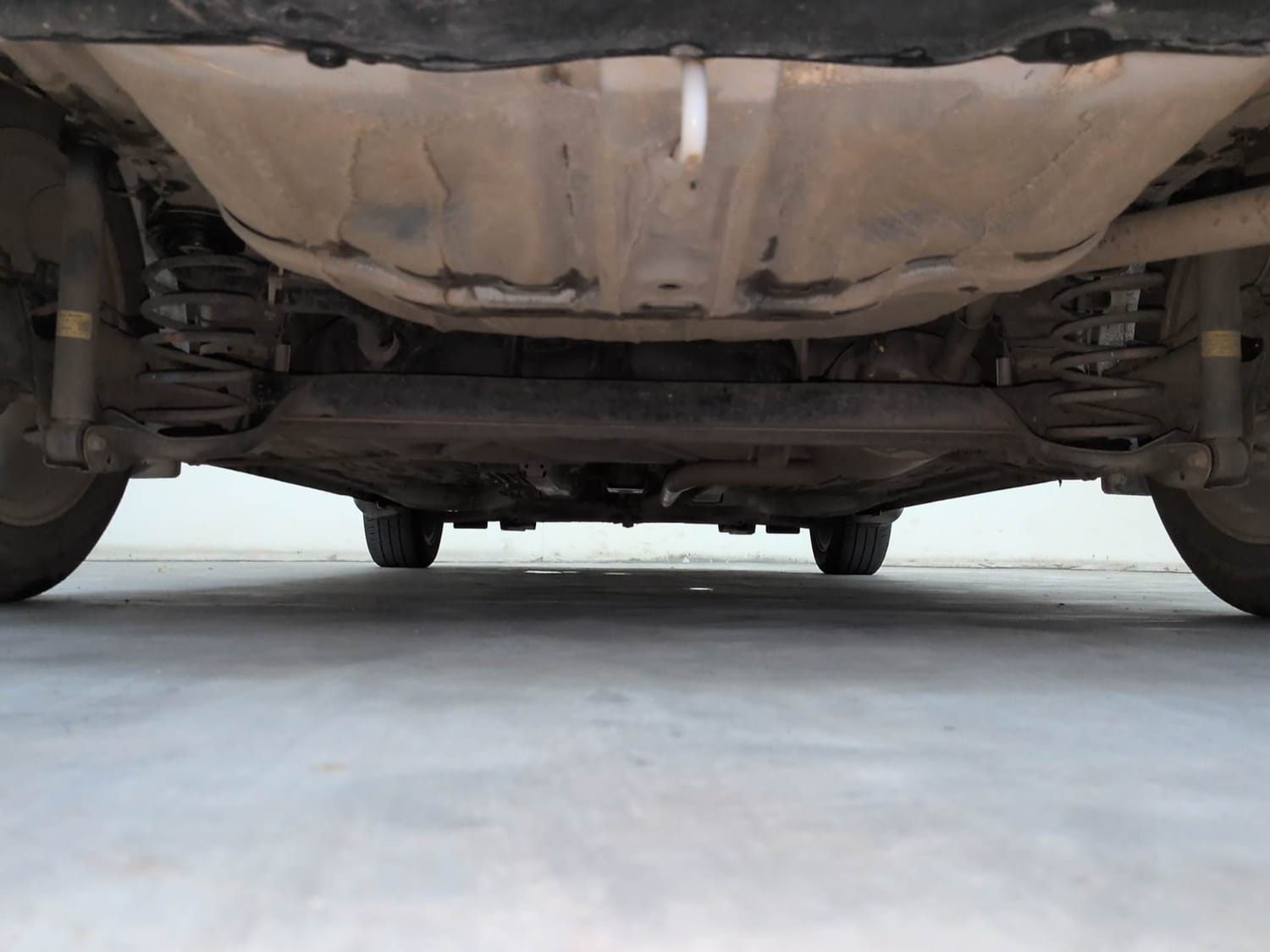 Used 2024 Honda Amaze VX 1.2 Petrol CVT Petrol Automatic extra REAR UNDERBODY VIEW (TAKEN FROM REAR)