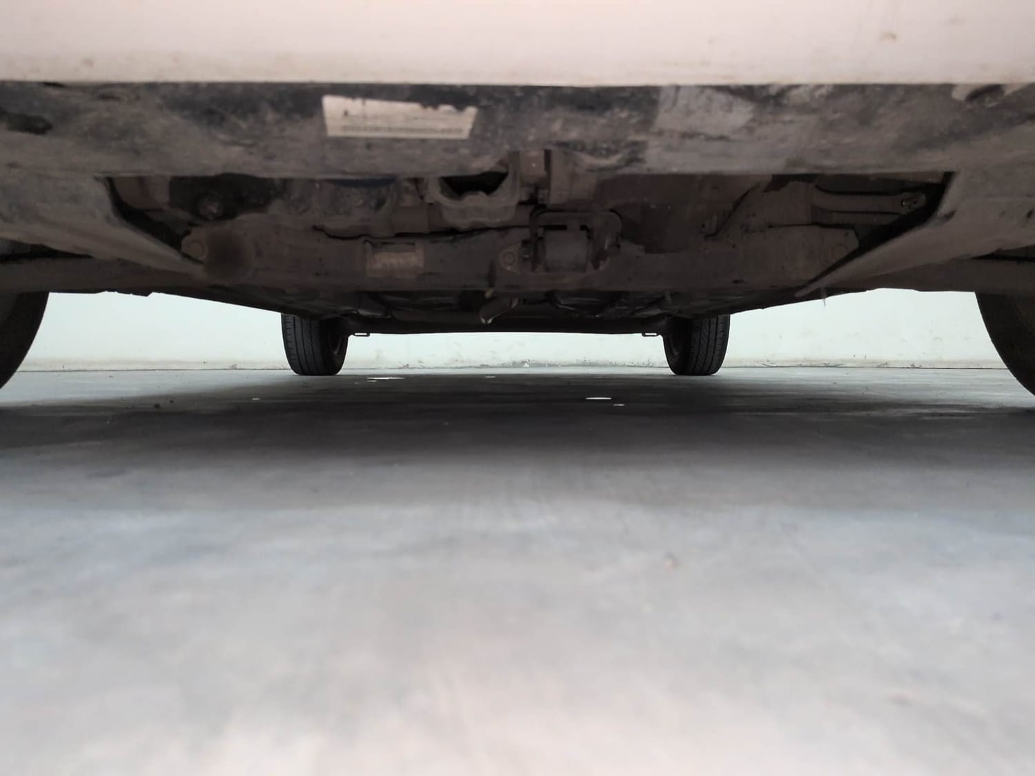Used 2018 Hyundai Grand i10 Sportz 1.2 Kappa VTVT Petrol Manual extra FRONT LEFT UNDERBODY VIEW