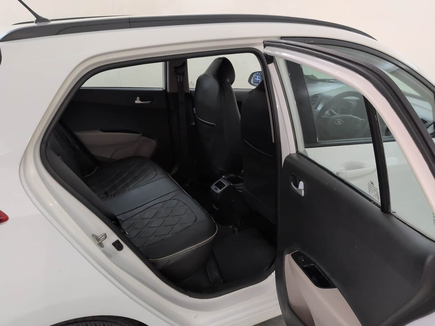 Used 2018 Hyundai Grand i10 Sportz 1.2 Kappa VTVT Petrol Manual interior RIGHT SIDE REAR DOOR CABIN VIEW