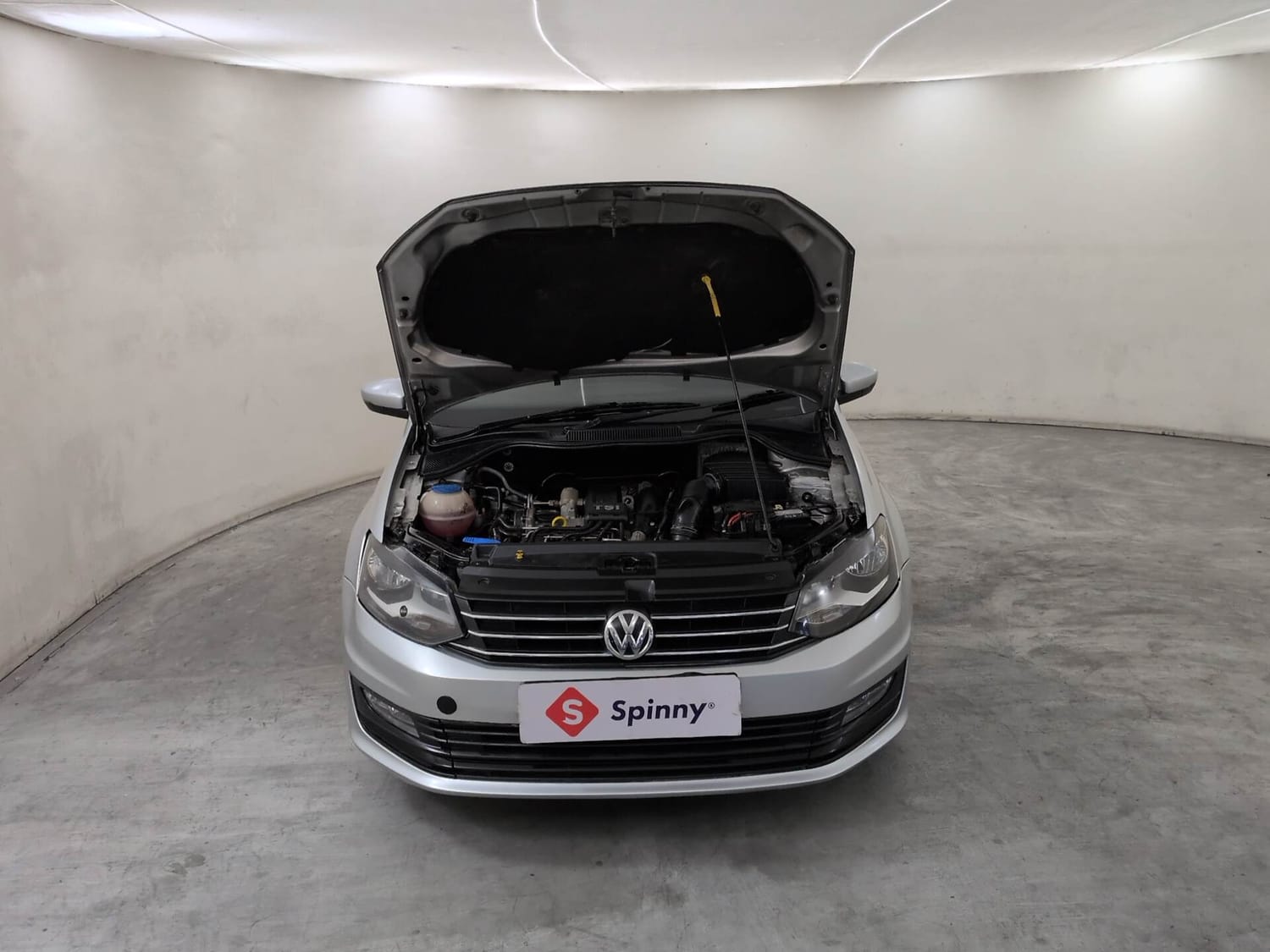 Used 2016 Volkswagen Vento Comfortline 1.2 (P) AT Petrol Automatic engine ENGINE & BONNET OPEN FRONT VIEW