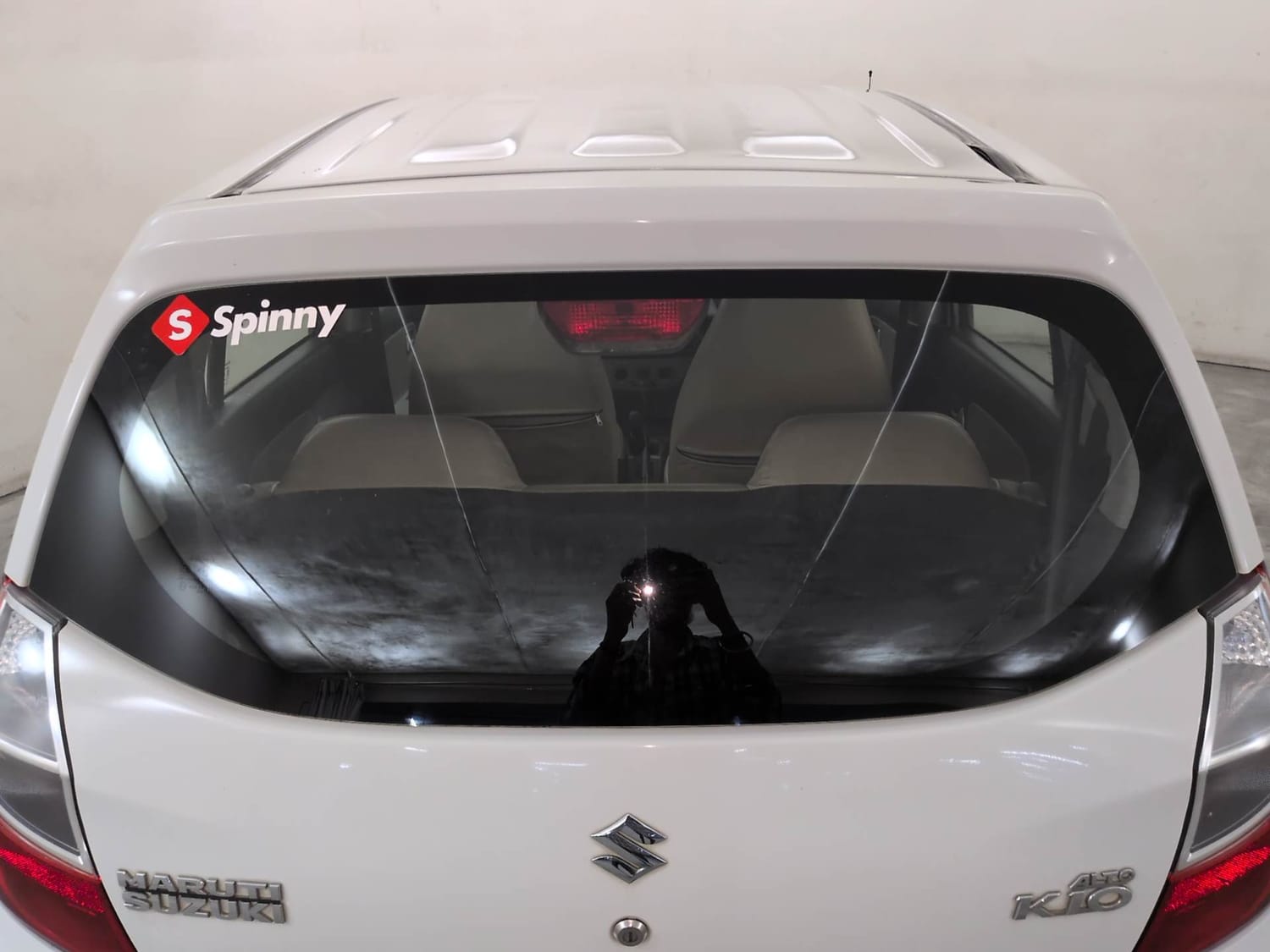 Used 2016 Maruti Suzuki Alto K10 VXi (O) Petrol Manual exterior BACK WINDSHIELD VIEW