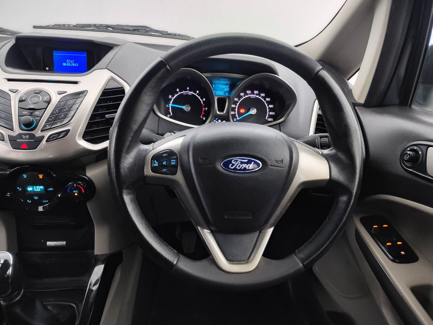 Used 2014 Ford EcoSport Titanium 1.5 Ti-VCT Petrol Manual interior STEERING VIEW