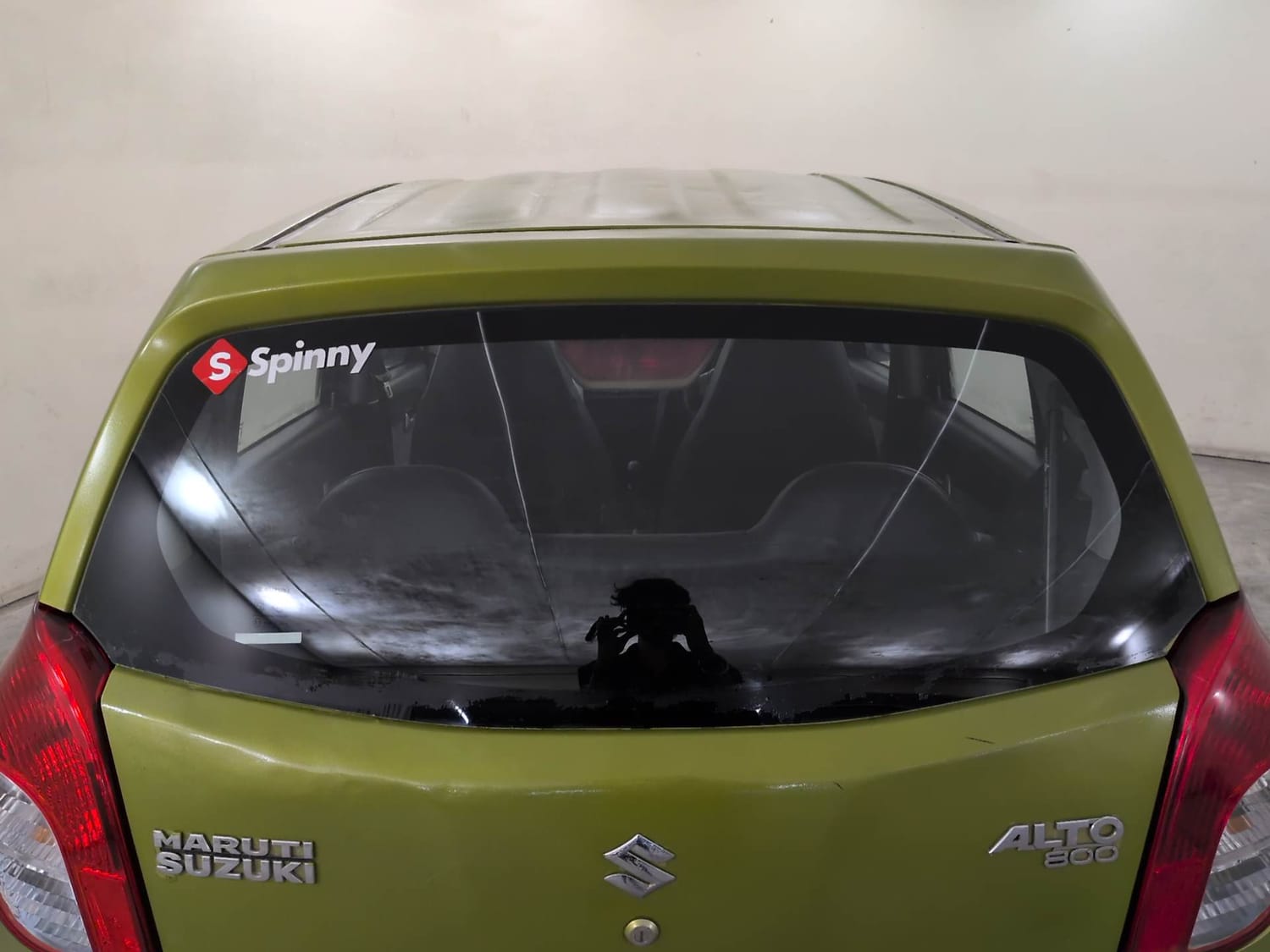 Used 2016 Maruti Suzuki Alto 800 Lxi Petrol Manual exterior BACK WINDSHIELD VIEW