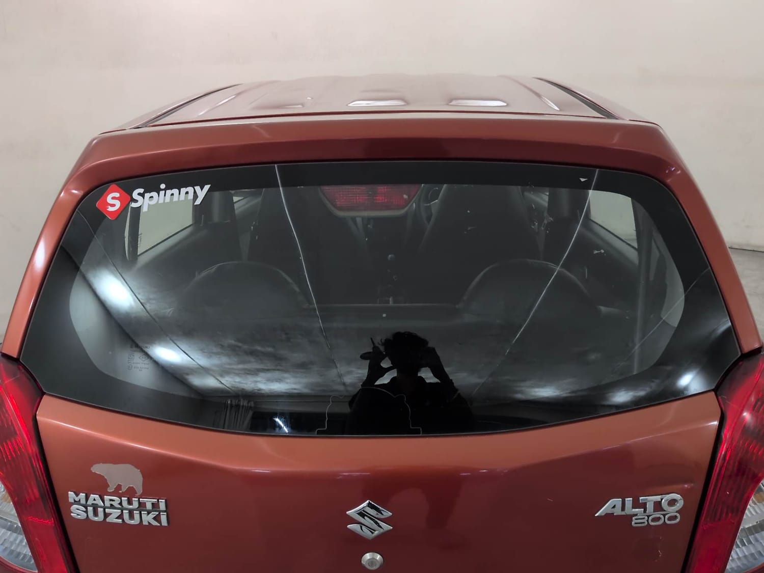 Used 2018 Maruti Suzuki Alto 800 LXi Petrol Manual exterior BACK WINDSHIELD VIEW