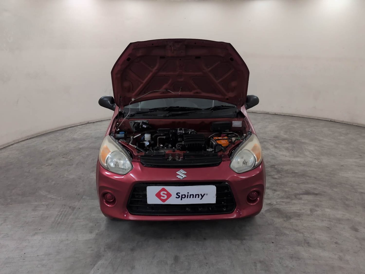 Used 2018 Maruti Suzuki Alto 800 LXi Petrol Manual engine ENGINE & BONNET OPEN FRONT VIEW