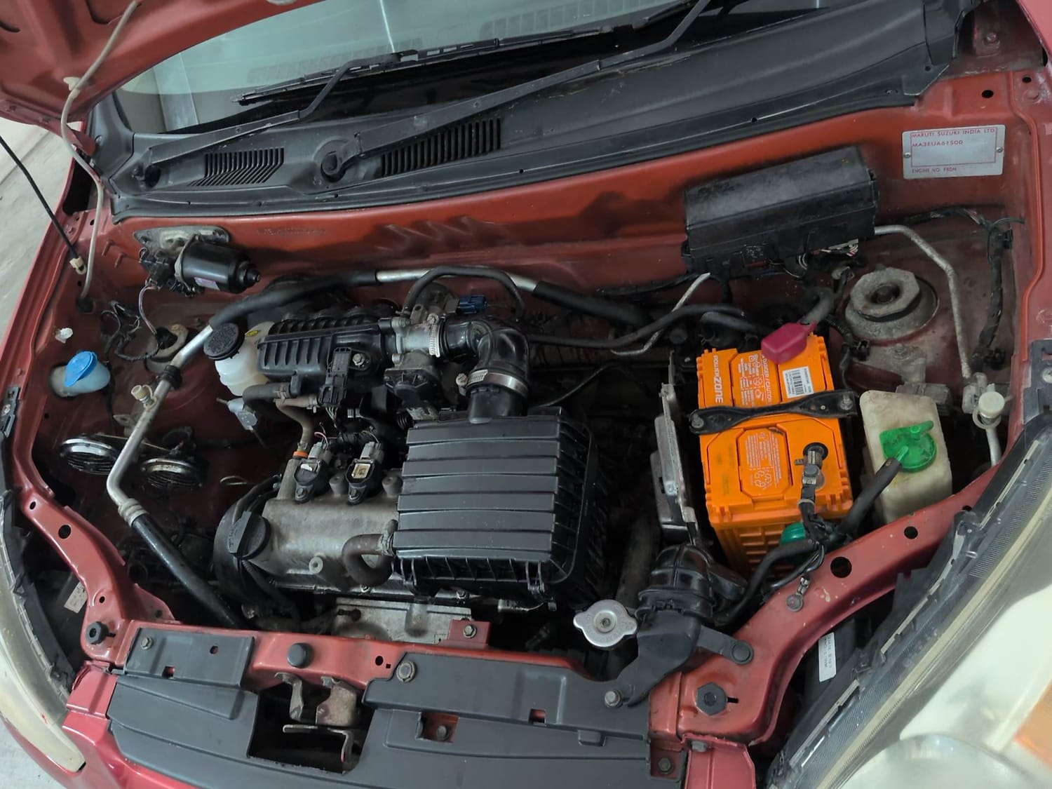 Used 2018 Maruti Suzuki Alto 800 LXi Petrol Manual engine ENGINE LEFT SIDE VIEW