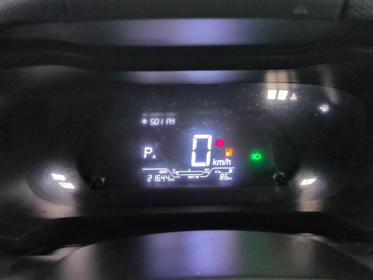Used 2025 Tata Altroz XZA Lux Petrol Petrol Automatic interior CLUSTERMETER VIEW