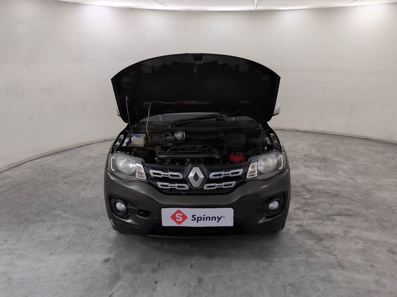Used 2017 Renault Kwid 1.0 RXT AMT Petrol Automatic engine ENGINE & BONNET OPEN FRONT VIEW