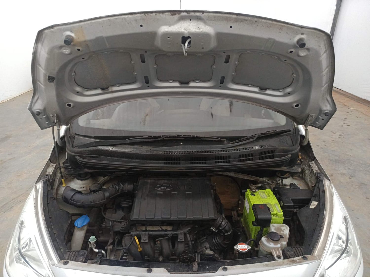 Used 2016 Hyundai Grand i10 Sportz 1.2 Kappa VTVT Petrol Manual engine ENGINE & BONNET OPEN FRONT VIEW