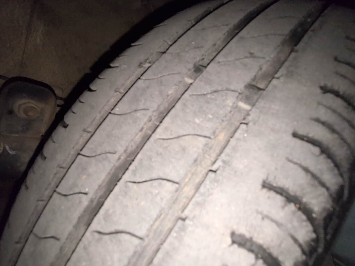 Used 2019 Maruti Suzuki Celerio ZXi AMT Petrol Automatic tyres LEFT FRONT TYRE TREAD VIEW