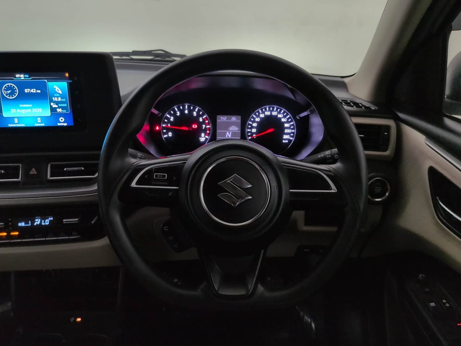 Used 2025 Maruti Suzuki Dzire ZXi AMT Petrol Automatic interior STEERING VIEW