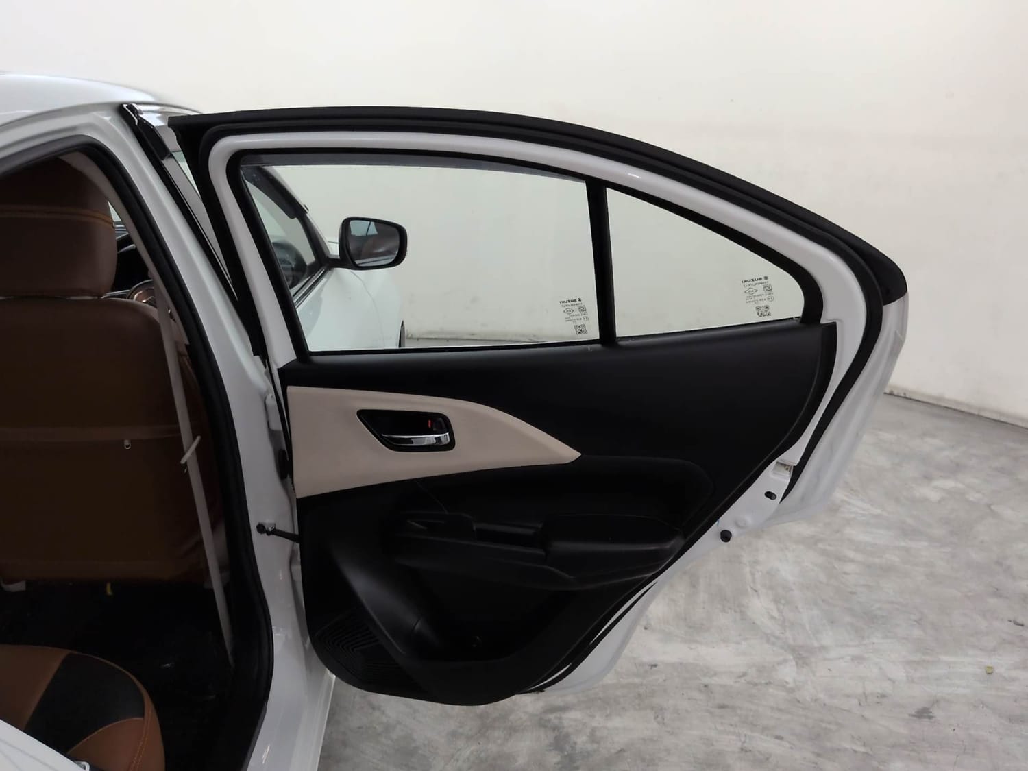 Used 2025 Maruti Suzuki Dzire ZXi AMT Petrol Automatic interior RIGHT REAR DOOR OPEN VIEW