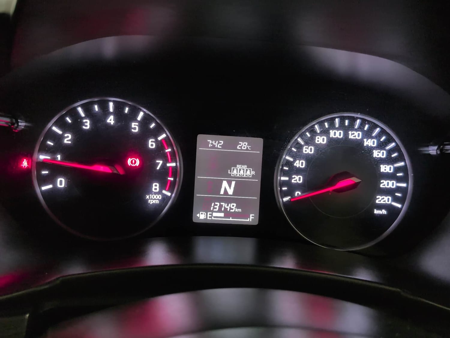 Used 2025 Maruti Suzuki Dzire ZXi AMT Petrol Automatic interior CLUSTERMETER VIEW