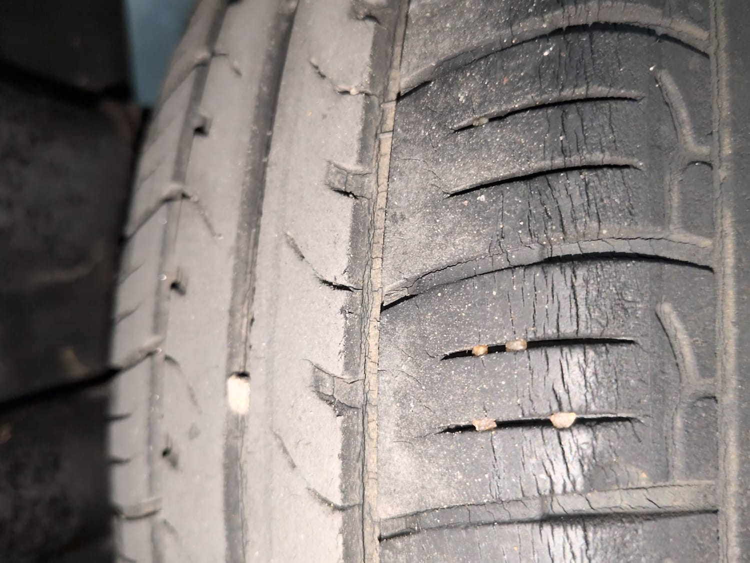 Used 2021 Hyundai Santro Era Executive Petrol Manual tyres LEFT REAR TYRE TREAD VIEW
