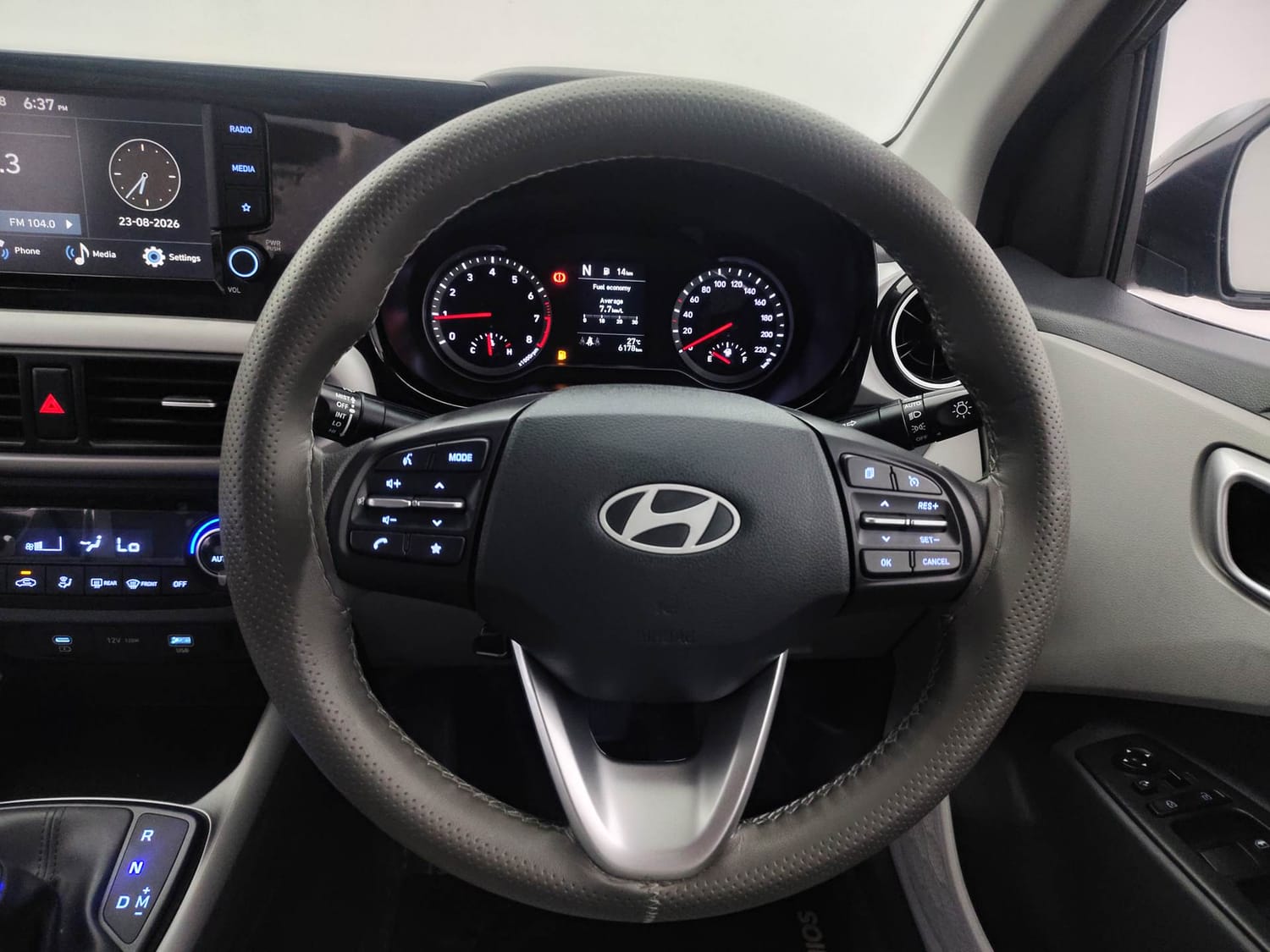 Used 2026 Hyundai Grand i10 Nios Sportz 1.2 Kappa AMT Petrol Automatic interior STEERING VIEW