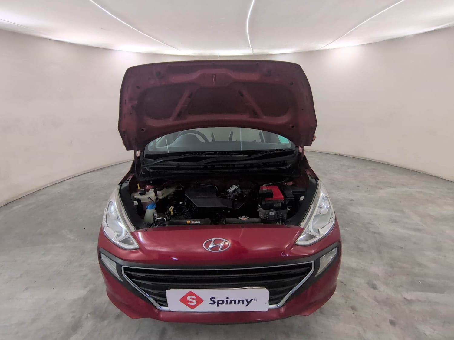 Used 2020 Hyundai Santro Asta AMT Petrol Automatic engine ENGINE & BONNET OPEN FRONT VIEW