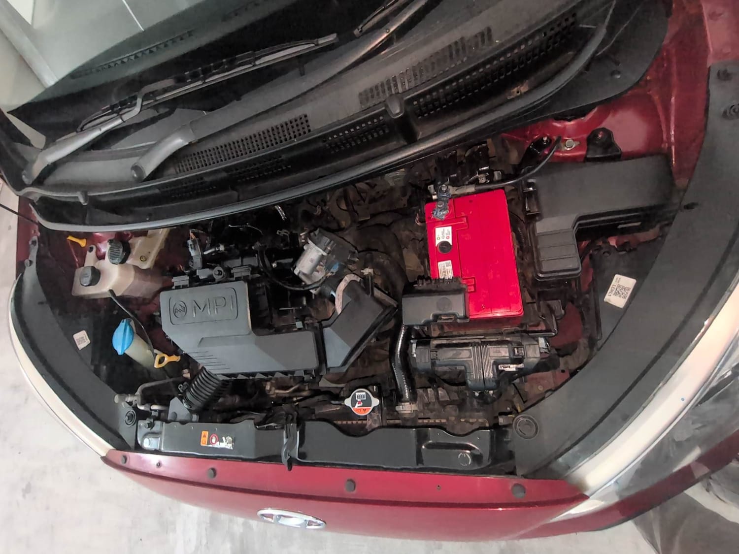 Used 2020 Hyundai Santro Asta AMT Petrol Automatic engine ENGINE LEFT SIDE VIEW