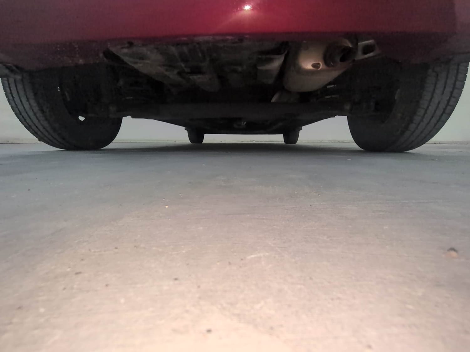 Used 2020 Hyundai Santro Asta AMT Petrol Automatic extra REAR UNDERBODY VIEW (TAKEN FROM REAR)