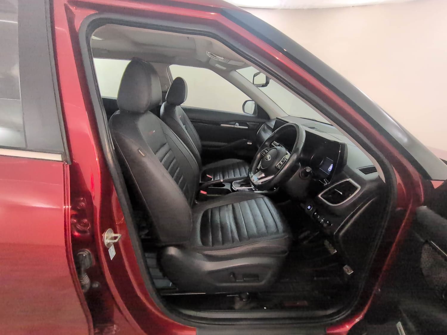 Used 2021 Kia Seltos GTX Plus AT 1.5 Diesel Diesel Automatic interior RIGHT SIDE FRONT DOOR CABIN VIEW