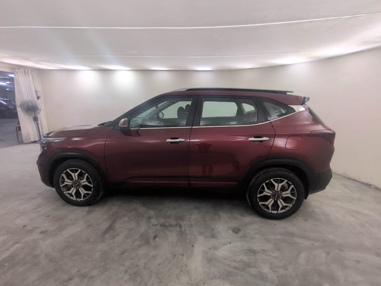 Used 2021 Kia Seltos GTX Plus AT 1.5 Diesel Diesel Automatic exterior LEFT SIDE VIEW