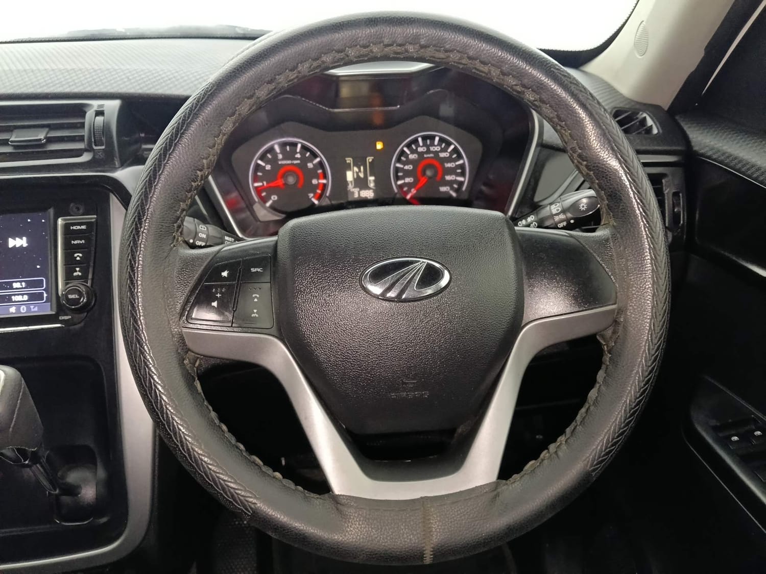 Used 2019 Mahindra KUV100 NXT K8 6 STR Petrol Manual interior STEERING VIEW