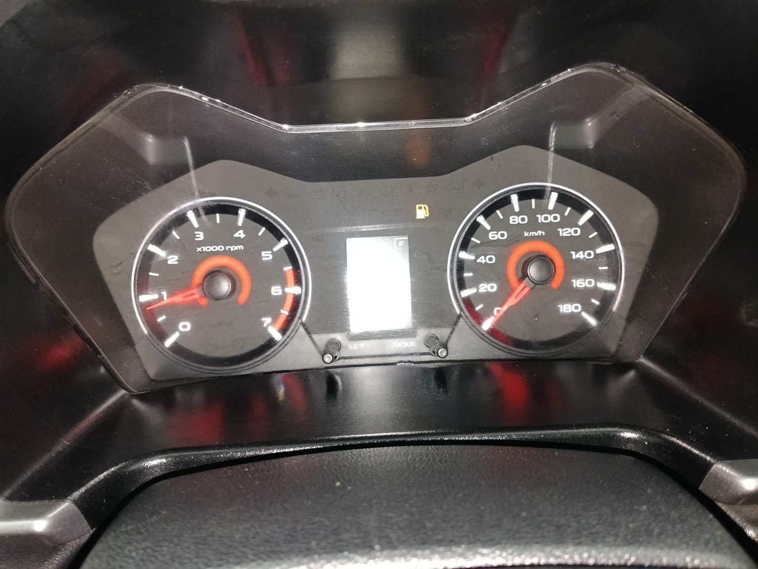 Used 2019 Mahindra KUV100 NXT K8 6 STR Petrol Manual interior CLUSTERMETER VIEW