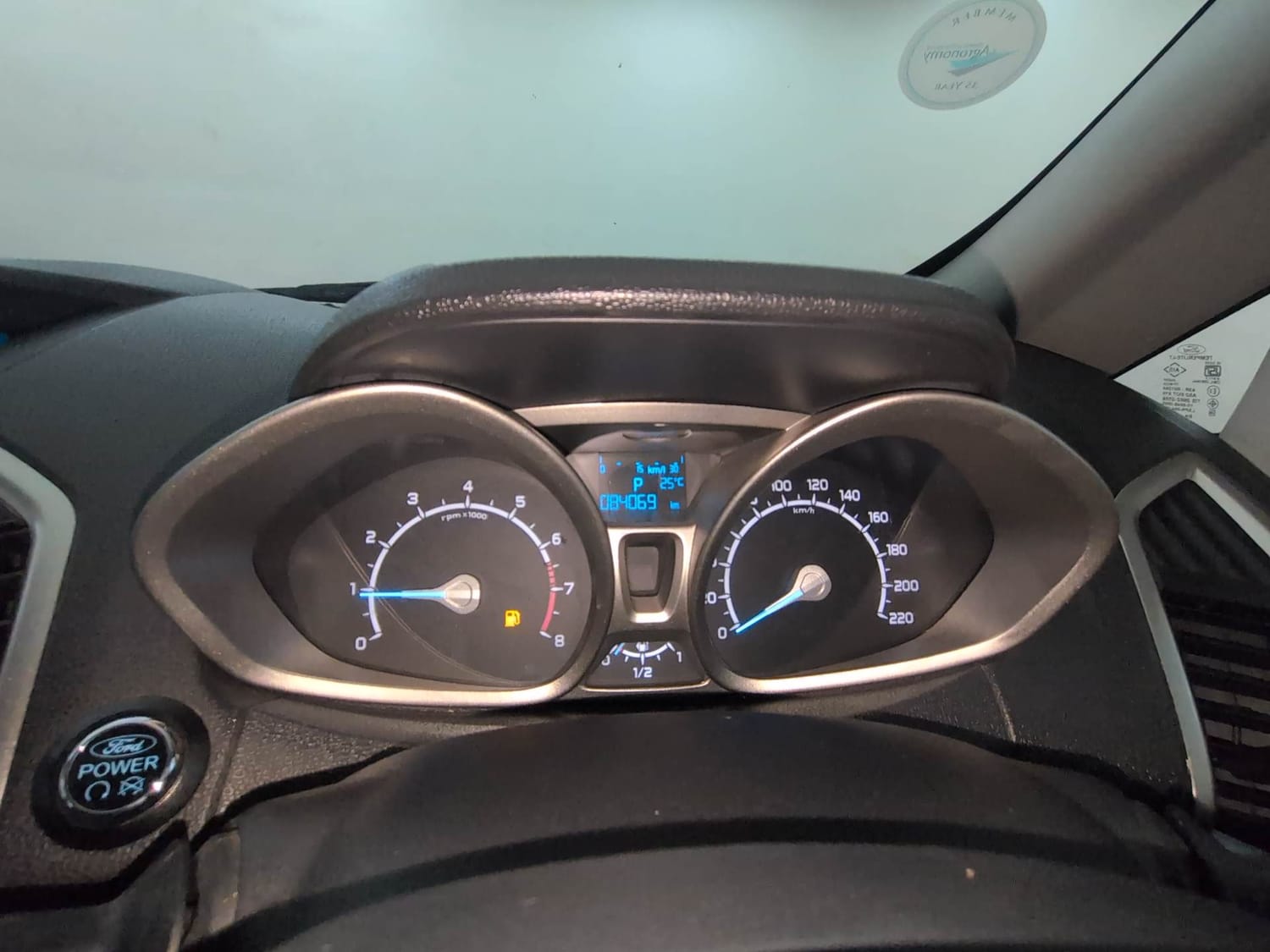 Used 2017 Ford EcoSport Titanium 1.5L Ti-VCT AT Petrol Automatic interior CLUSTERMETER VIEW