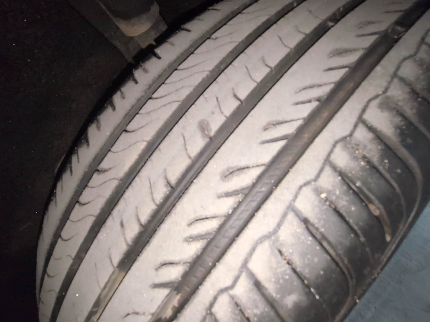 Used 2017 Ford EcoSport Titanium 1.5L Ti-VCT AT Petrol Automatic tyres LEFT REAR TYRE TREAD VIEW