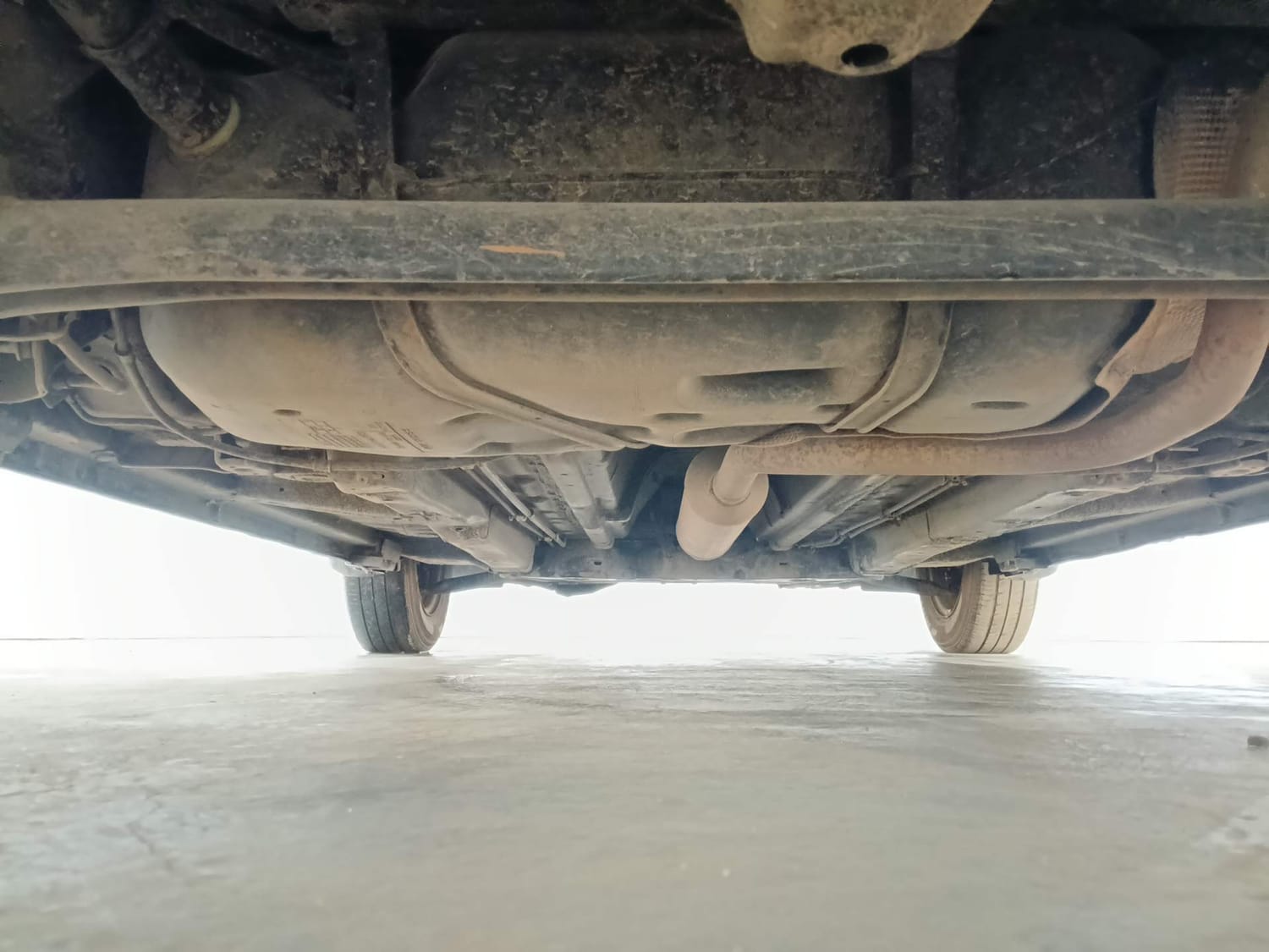 Used 2012 Maruti Suzuki Swift Dzire VXI Petrol Manual extra REAR UNDERBODY VIEW (TAKEN FROM REAR)