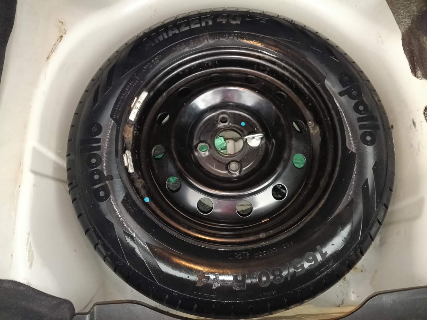Used 2012 Maruti Suzuki Swift Dzire VXI Petrol Manual tyres SPARE TYRE VIEW