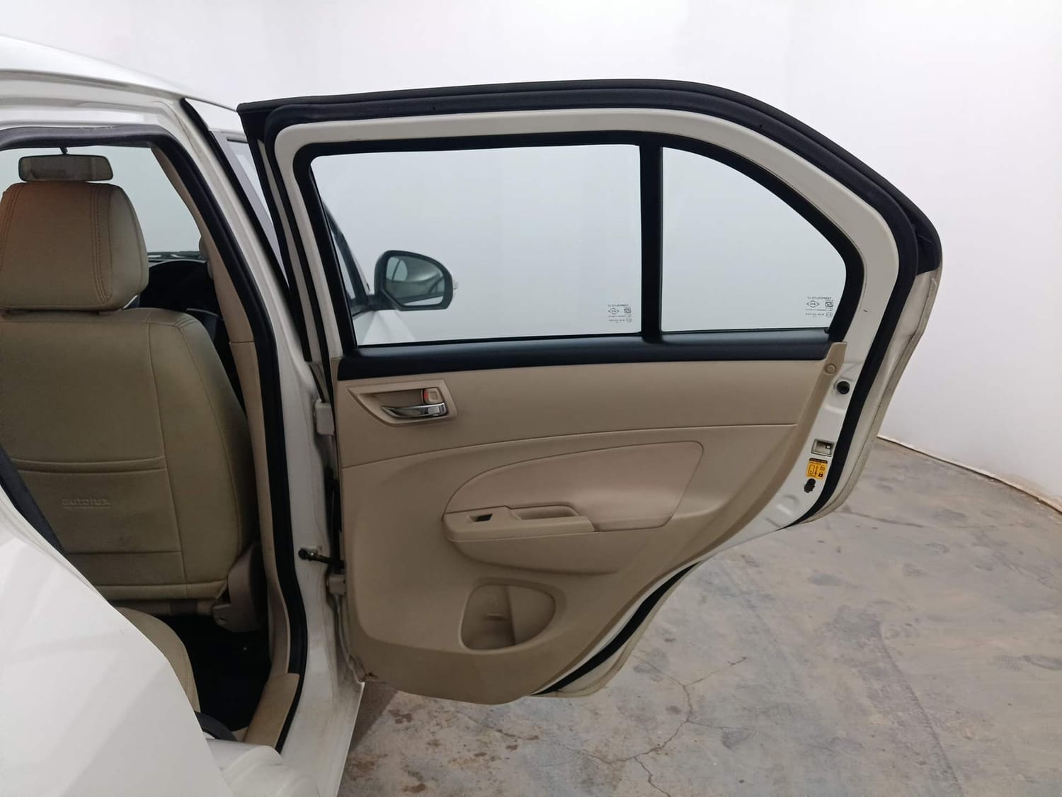 Used 2012 Maruti Suzuki Swift Dzire VXI Petrol Manual interior RIGHT REAR DOOR OPEN VIEW