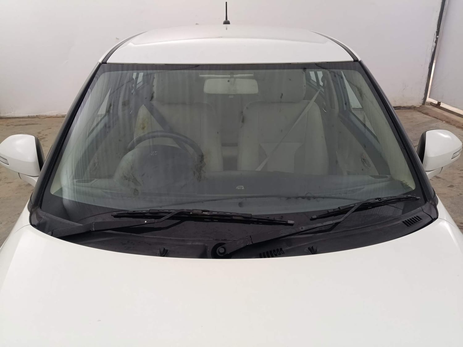 Used 2012 Maruti Suzuki Swift Dzire VXI Petrol Manual exterior FRONT WINDSHIELD VIEW