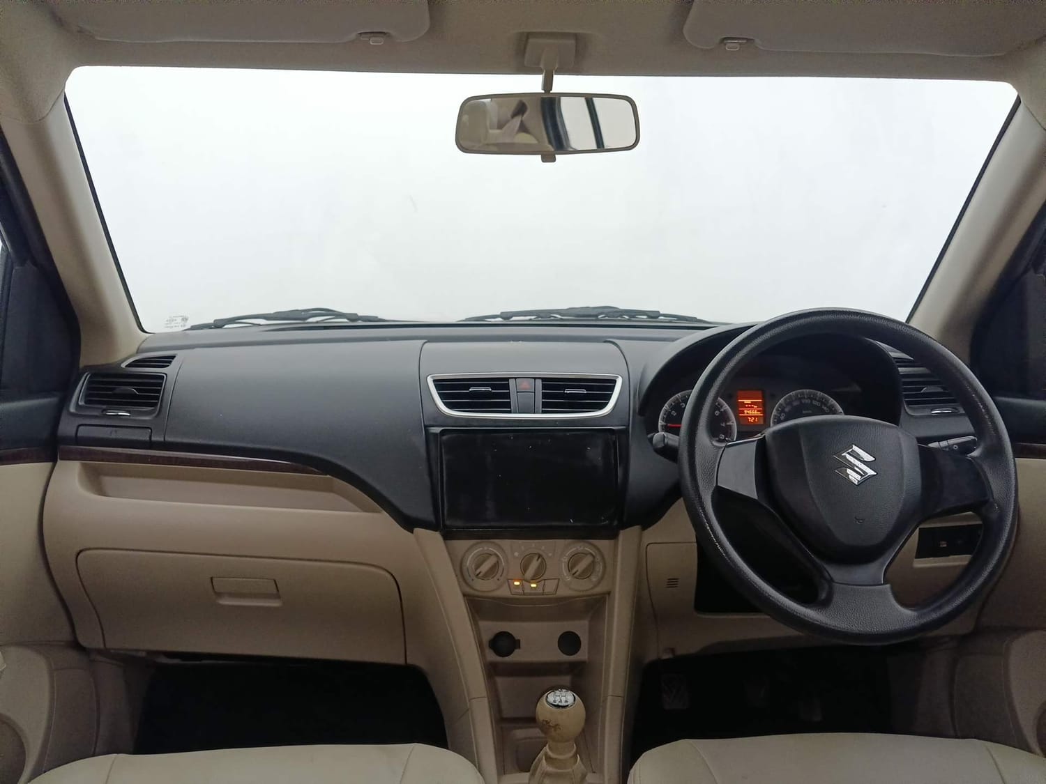 Used 2012 Maruti Suzuki Swift Dzire VXI Petrol Manual interior DASHBOARD VIEW