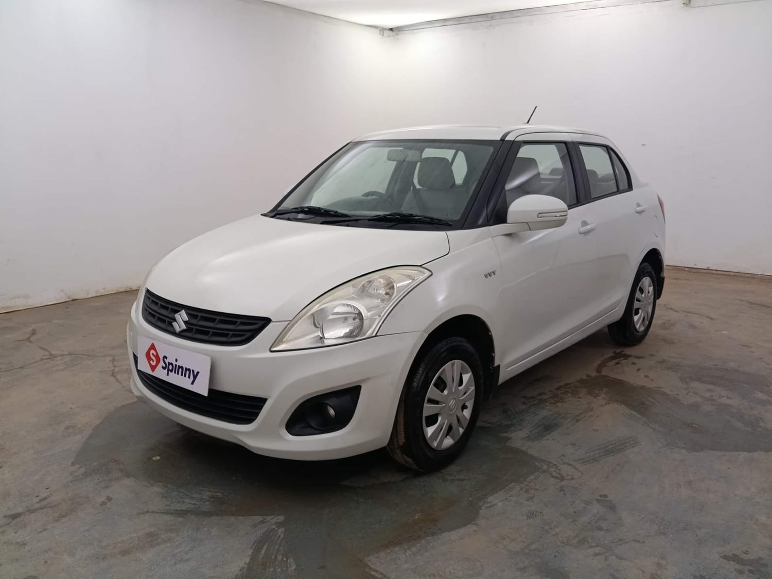 Used 2012 Maruti Suzuki Swift Dzire VXI Petrol Manual exterior LEFT FRONT CORNER VIEW