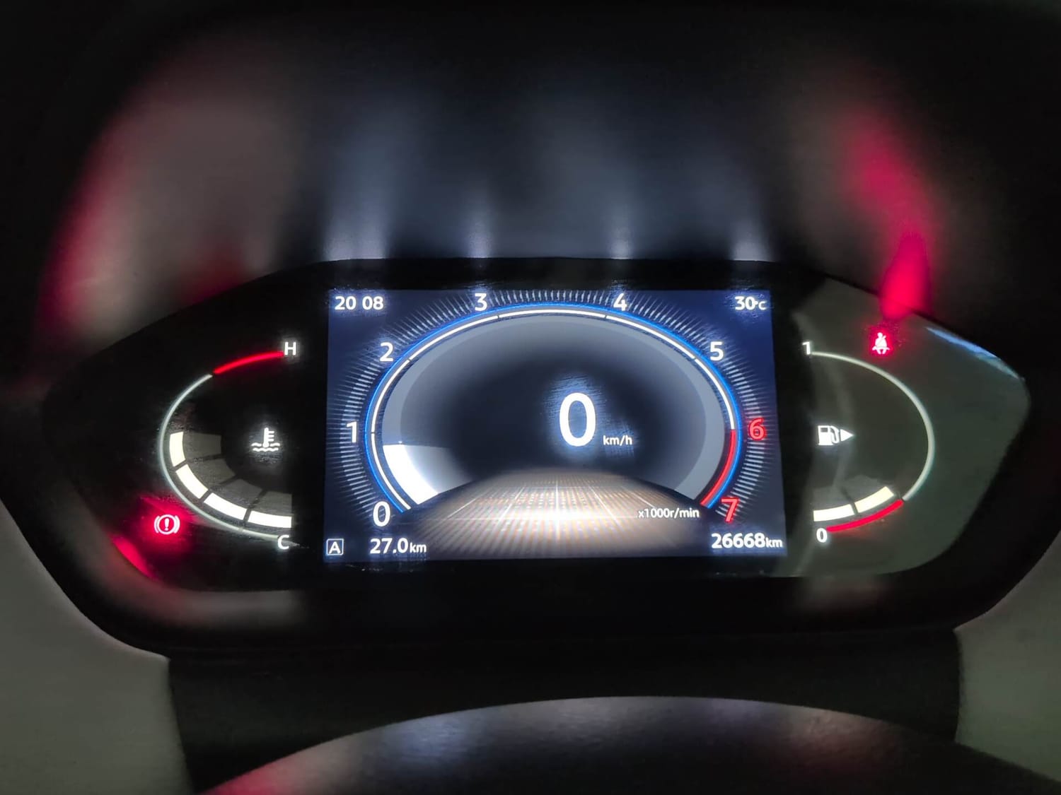 Used 2025 Nissan Magnite Tekna HRAO 1.0 Turbo Petrol MT Petrol Manual interior CLUSTERMETER VIEW