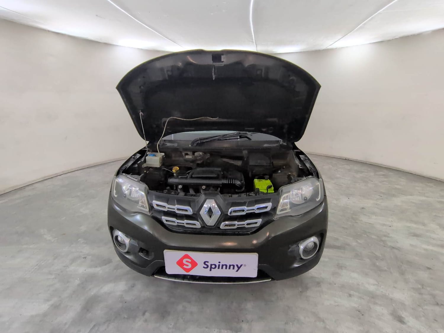 Used 2017 Renault Kwid RXT (O) 1.0 SCE Edition Petrol Manual engine ENGINE & BONNET OPEN FRONT VIEW