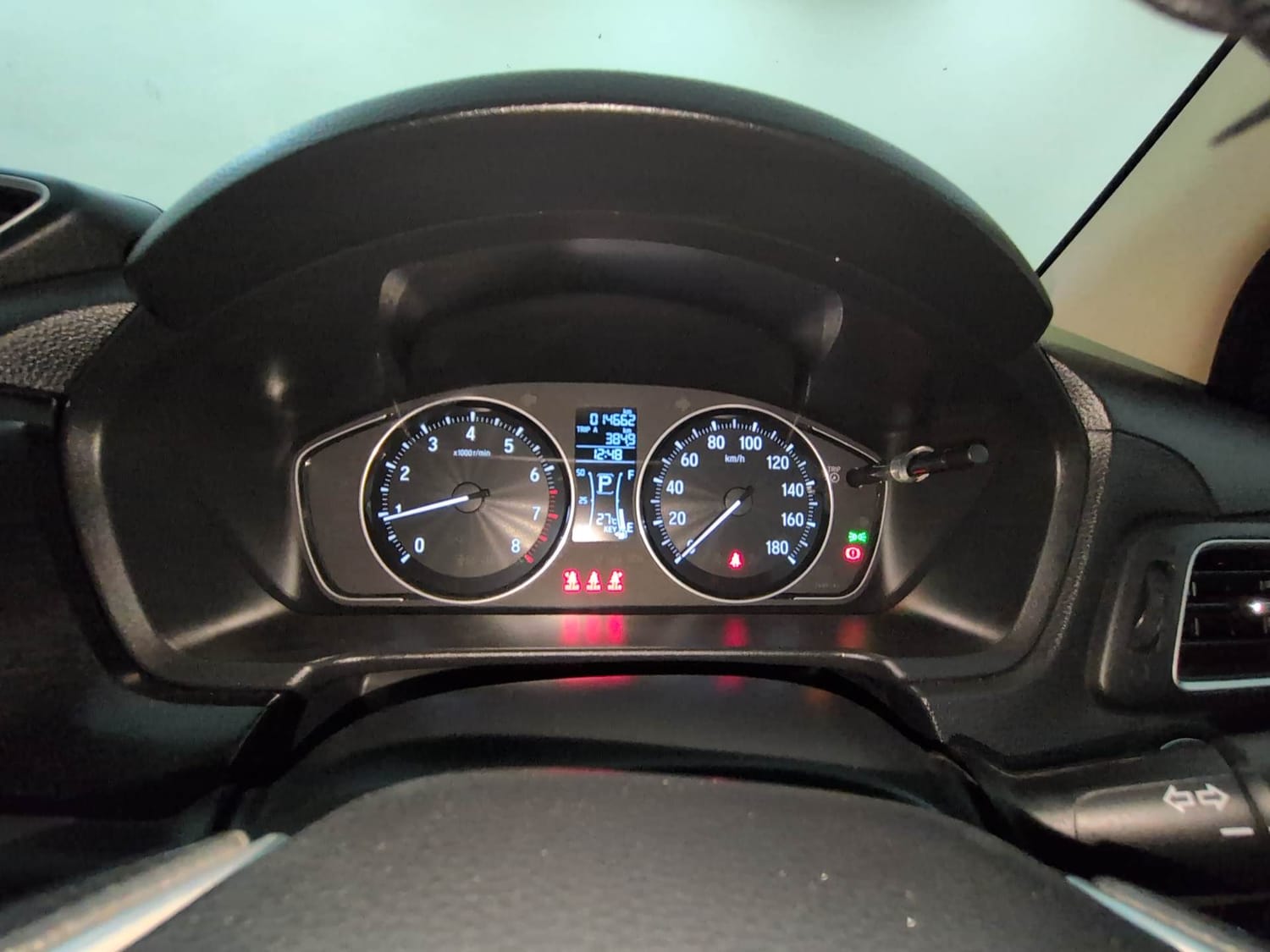 Used 2025 honda Amaze 2nd Generation VX 1.2 Petrol CVT Petrol Automatic interior CLUSTERMETER VIEW