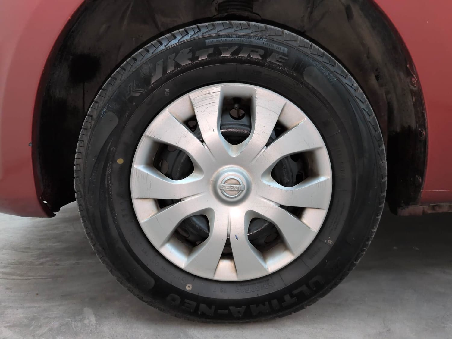 Used 2018 Nissan Micra Active XV Petrol Manual tyres LEFT FRONT TYRE RIM VIEW