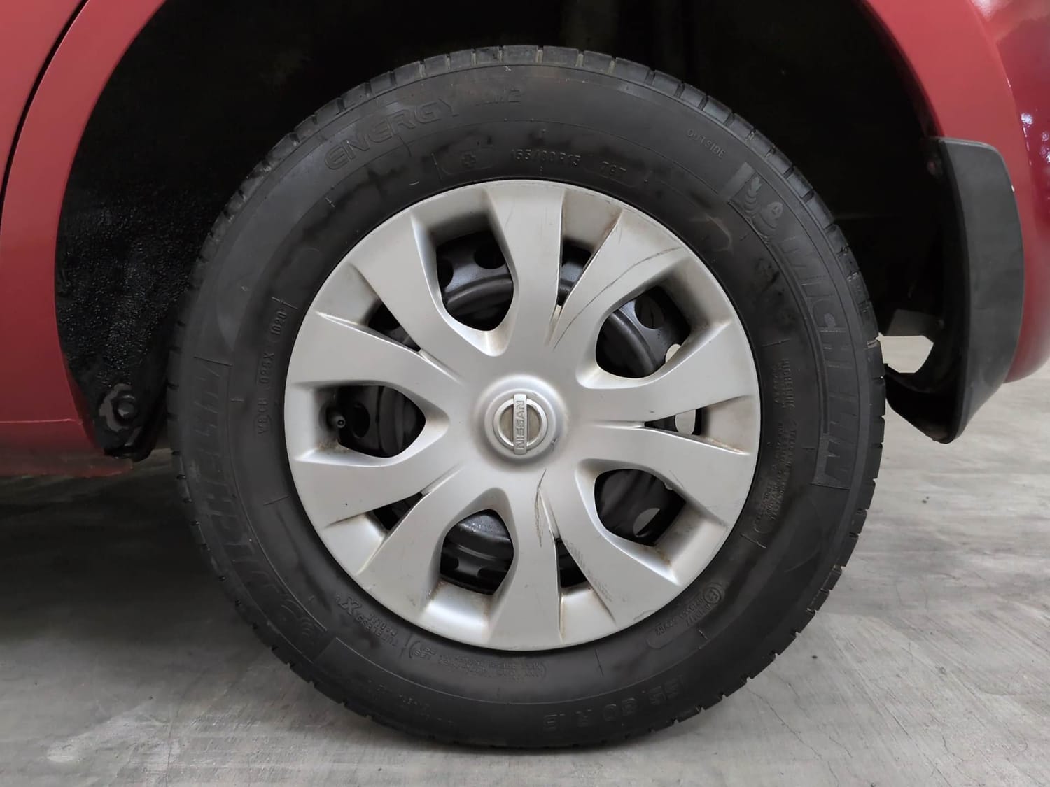 Used 2018 Nissan Micra Active XV Petrol Manual tyres LEFT REAR TYRE RIM VIEW