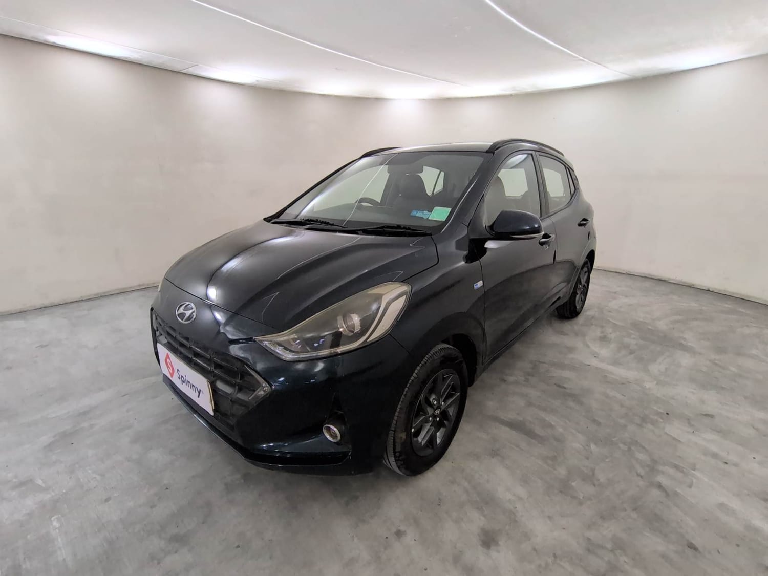 Used 2021 Hyundai Grand i10 Nios Sportz AMT 1.2 CRDi Diesel Automatic exterior LEFT FRONT CORNER VIEW